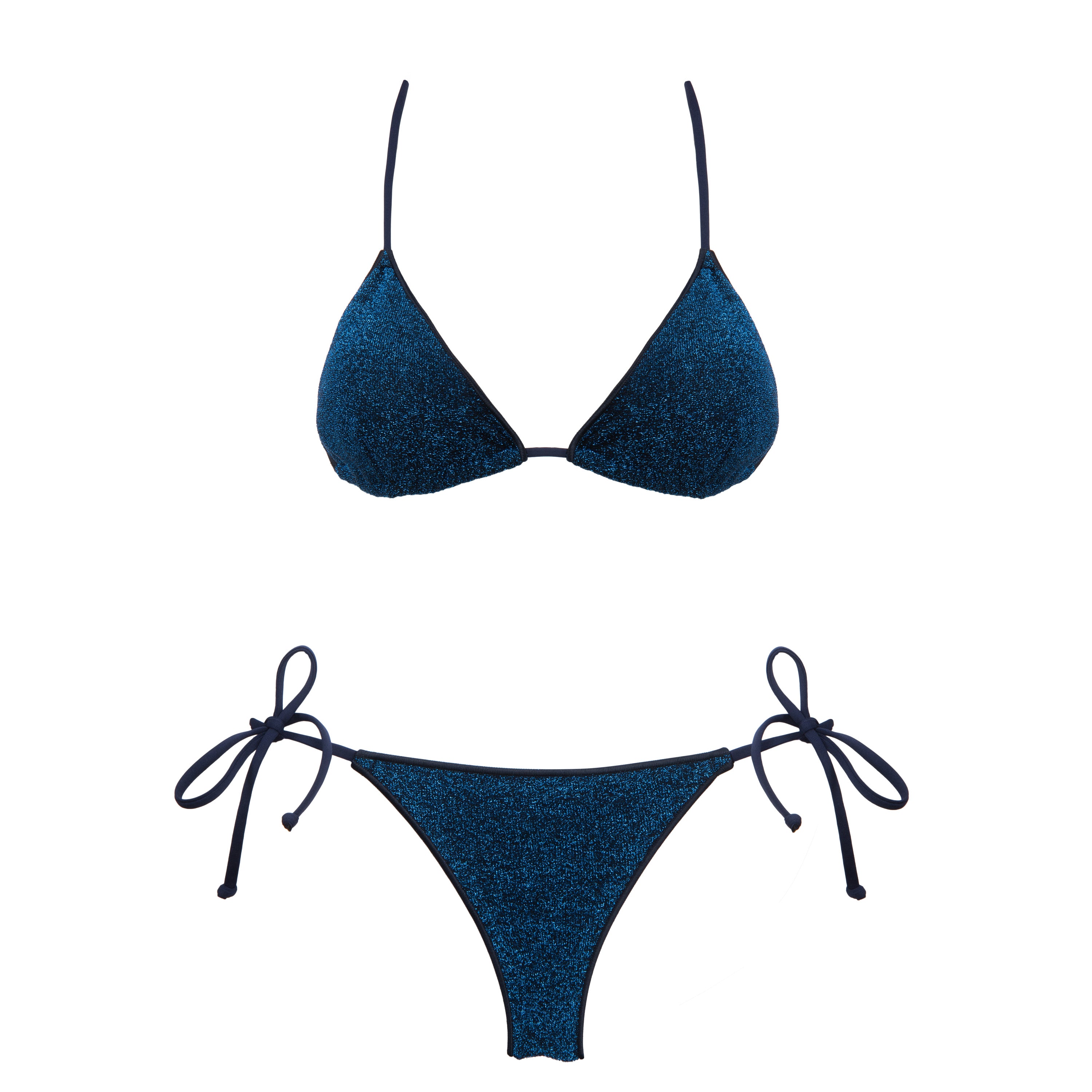 ANDROMEDA AZUL MARINO BOTTOM LAZOS